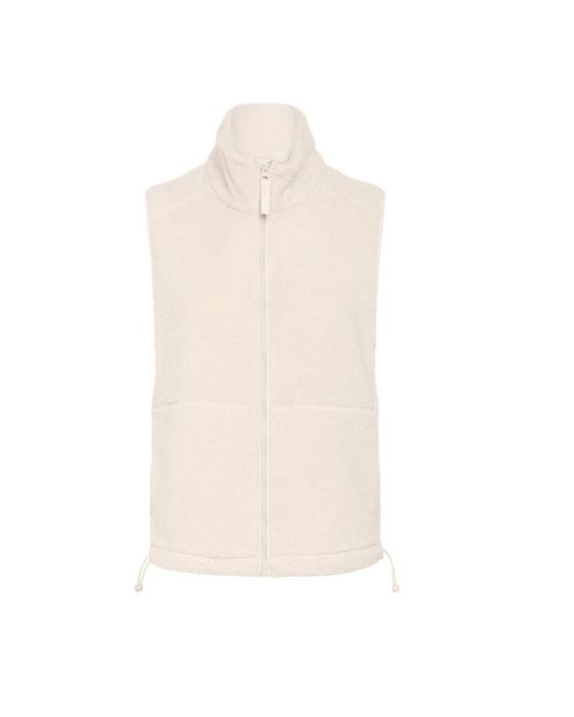 Part Two Moonbeam Vest Met Hoge Hals En Zakken in het White