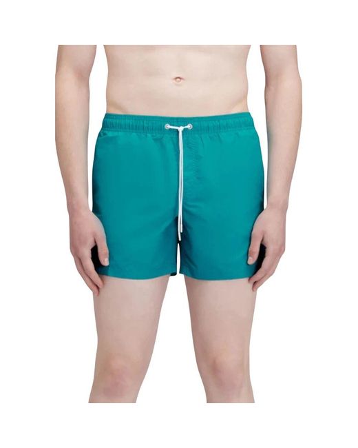 Sundek Regenbogen Zweifarbige Badehose in Blue für Herren