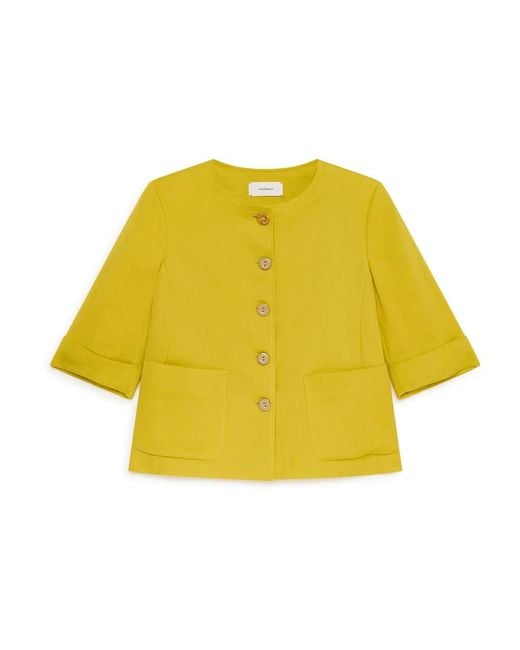 Maliparmi Yellow Light Jackets