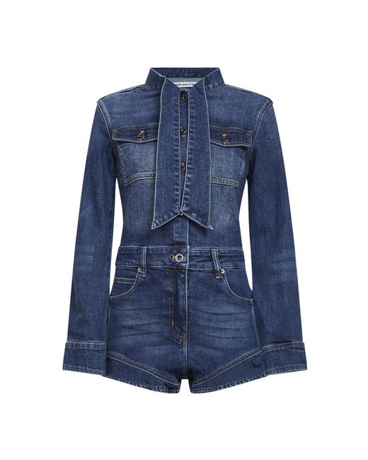 Playsuits Self-Portrait de color Blue