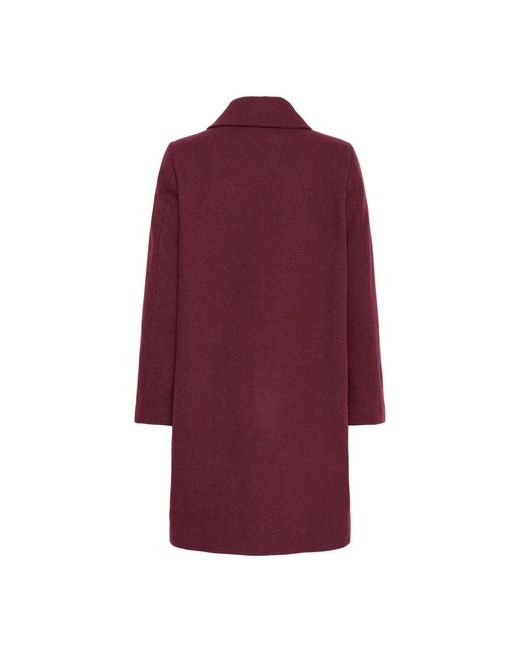 Part Two Purple Single-Breasted Coats