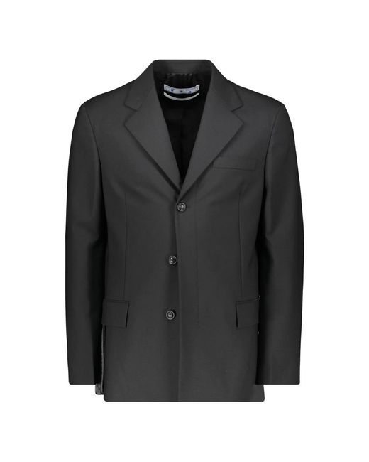 Off-White c/o Virgil Abloh Black Blazers for men