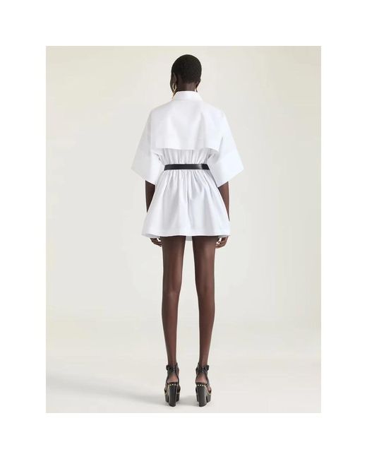 Givenchy Mini Overhemdjurk in het White