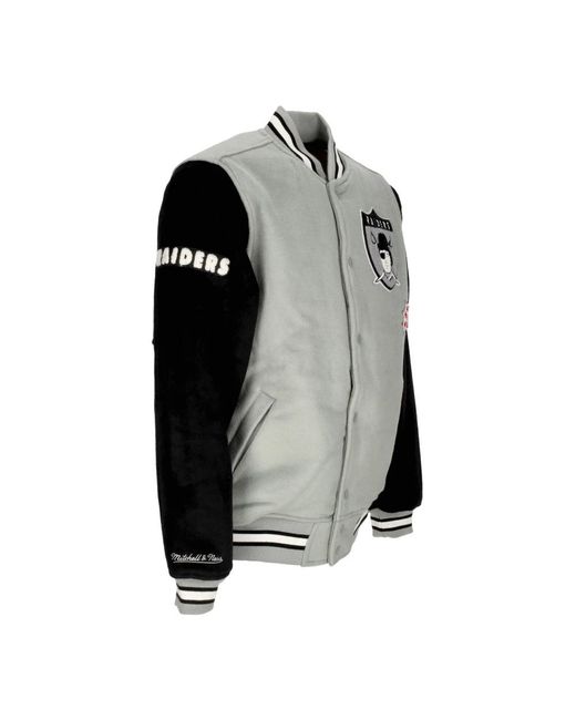 Mitchell & Ness Bomber Jackets in het Black voor heren