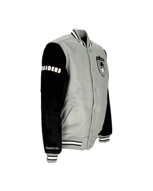 Mitchell & Ness Bomber Jackets in het Black voor heren