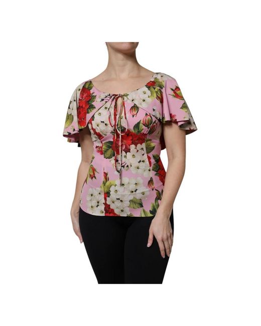 Dolce & Gabbana Red Blouses