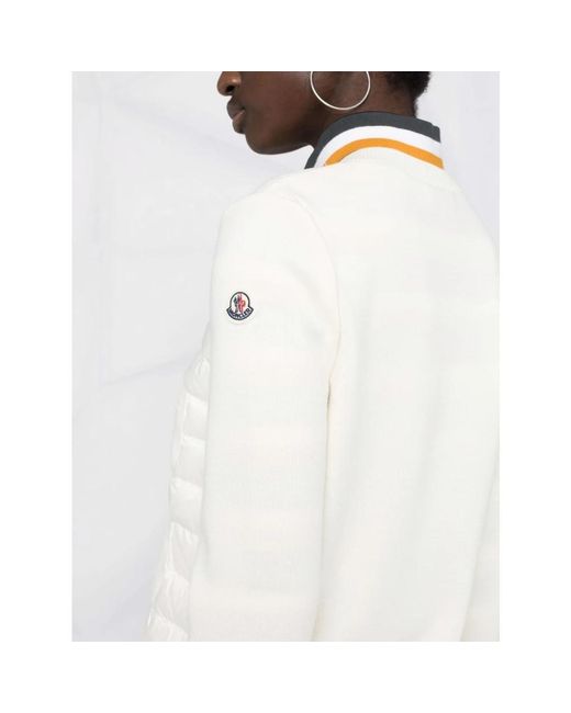 Moncler White Winter Jackets