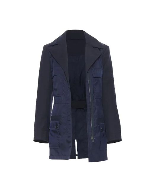 Coats > belted coats Chloé en coloris Blue