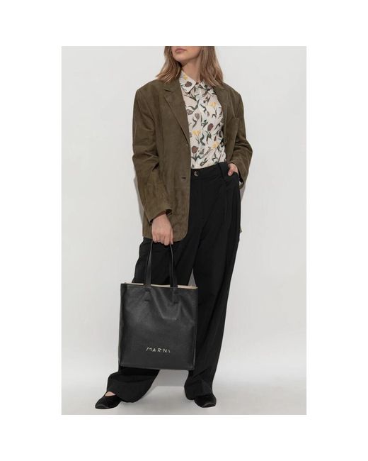 Marni White Seidenhemd