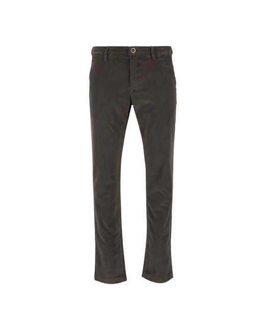 Jacob Cohen Gray Slim-Fit Trousers for men