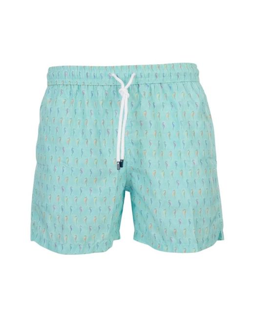 Fedeli Blue Beachwear for men