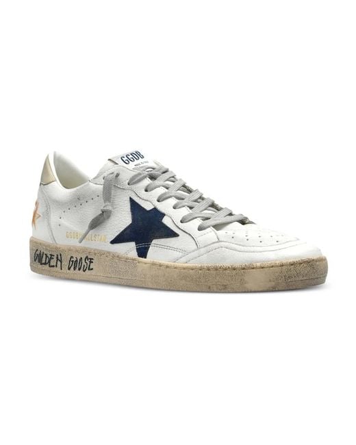 Golden Goose Deluxe Brand Blue Sneakers for men