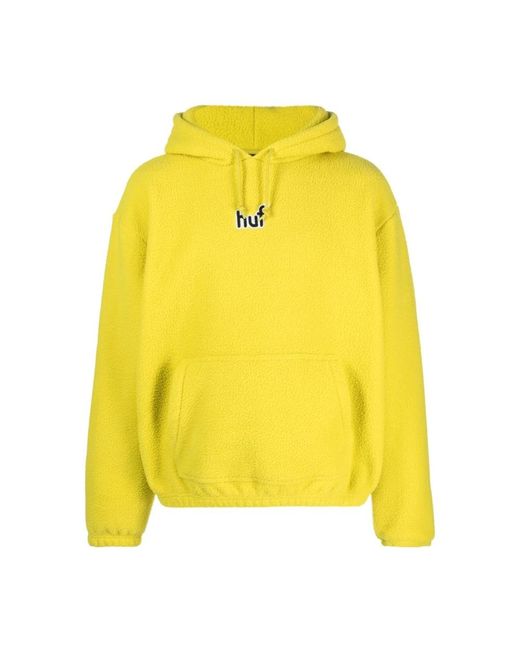Huf Yellow Hoodies for men