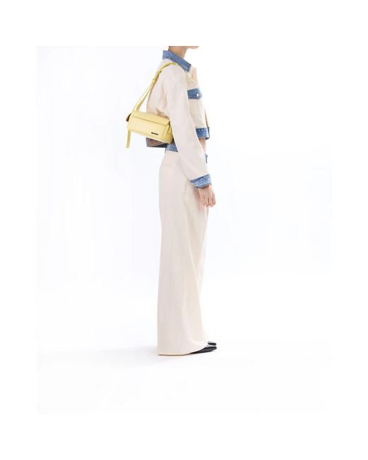 Sunnei Metallic Cross Body Bags