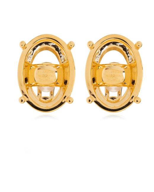 Balenciaga Earrings in het Metallic