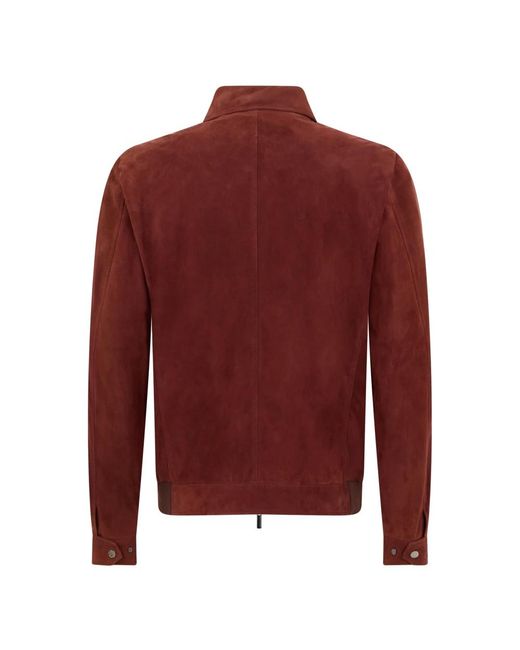 Leather Jackets Moorer pour homme en coloris Red