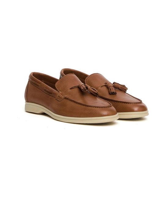 BERWICK  1707 Brown Loafers for men
