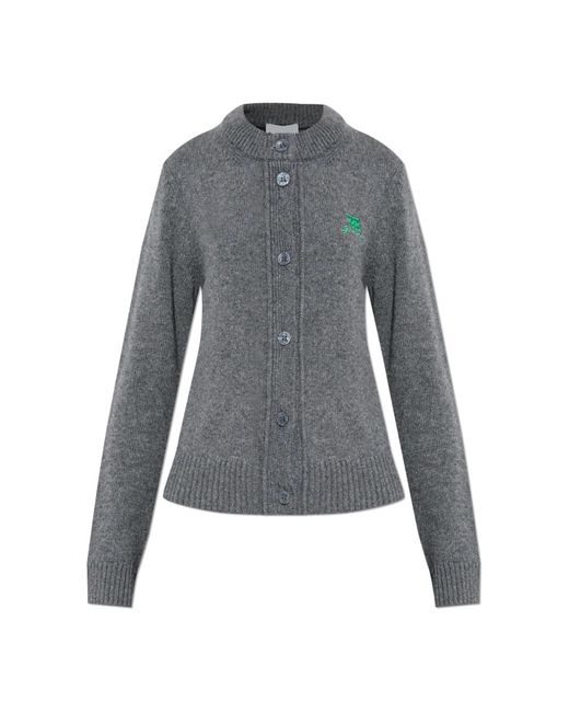 Cardigans Ganni de color Gray