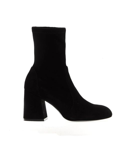 Stuart Weitzman Black Heeled Boots