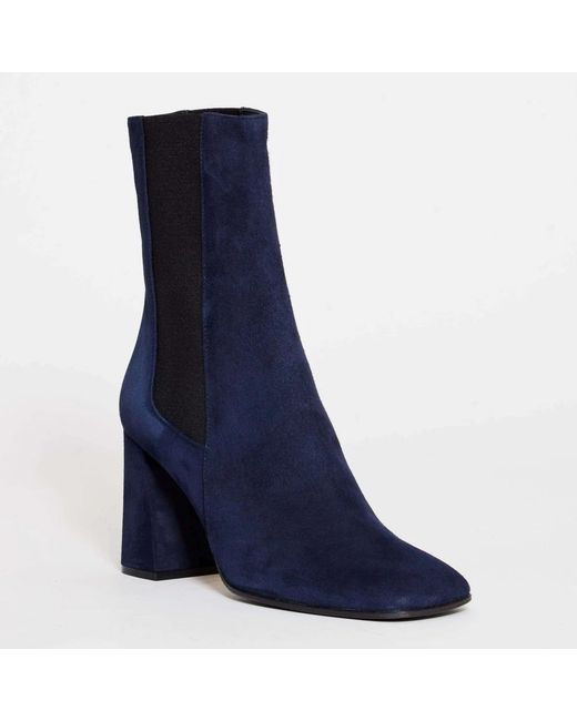 Sergio Rossi Blue Heeled Boots