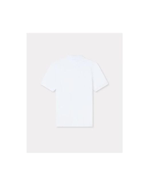 KENZO White Polo Shirts for men