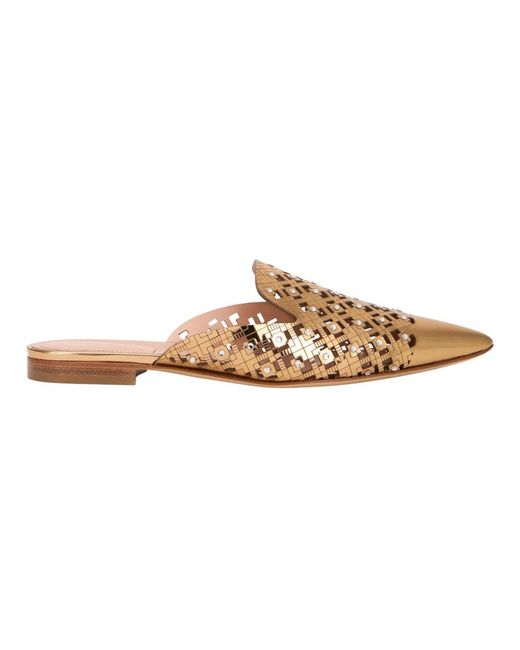 Alberta Ferretti Brown Mules