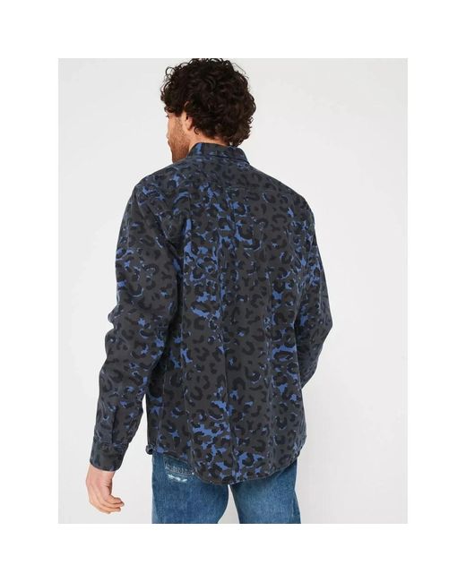 HUGO Casual Hemden in het Blue voor heren