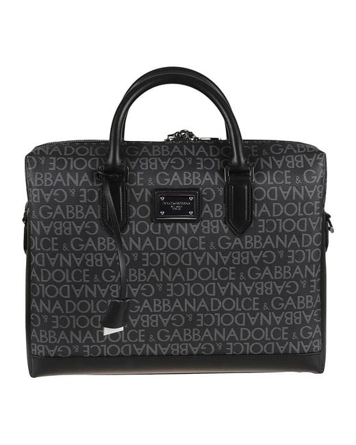 Dolce & Gabbana Black Laptop Bags & Cases for men