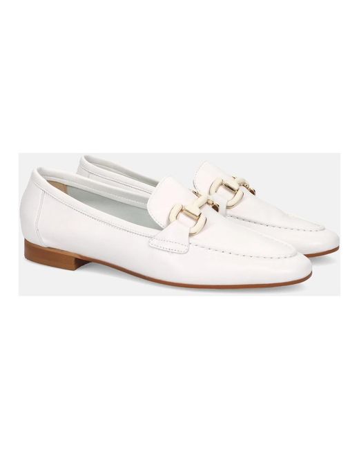 BELLE VIE White Loafers