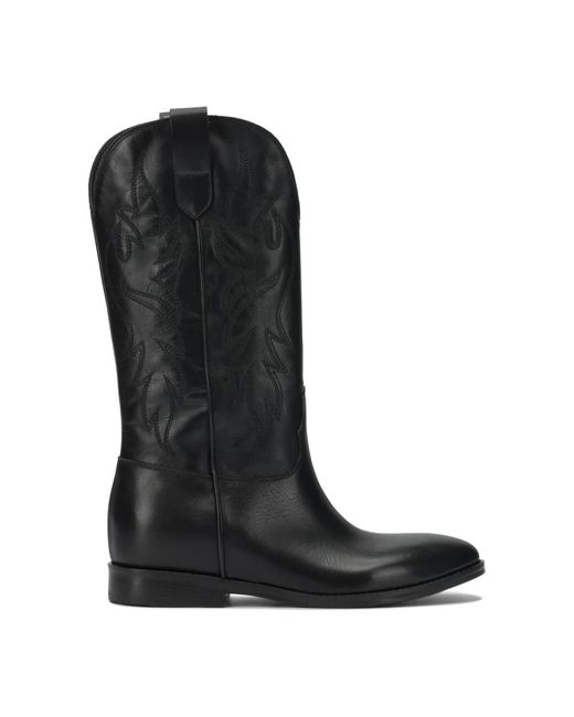 Strategia Cowboy Boots in Black | Lyst UK