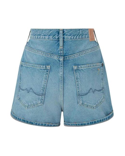 Pepe Jeans Blue Denim Shorts