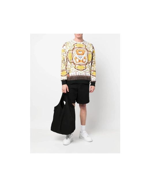 Moschino White Sweatshirts for men