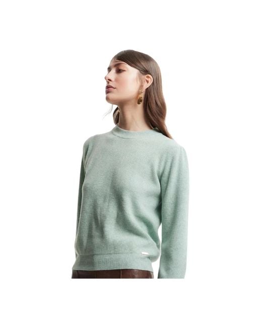 Round-Neck Knitwear Kocca en coloris Blue