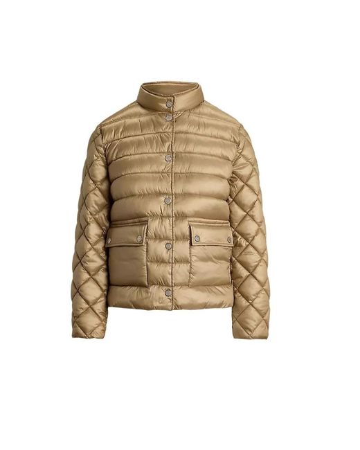 Ralph Lauren Gewatteerd Pufferjack in het Natural