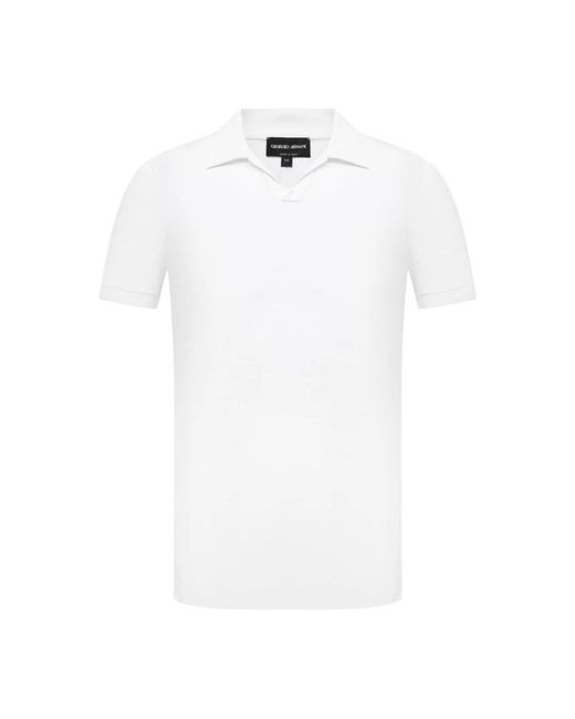 Armani White Polo Shirts for men