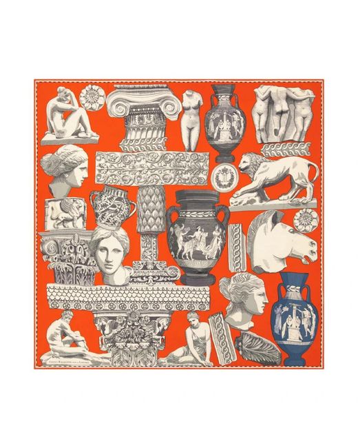 Inoui Edition Orange Silky Scarves