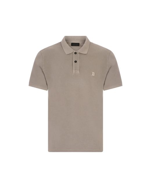 Dondup Gray Polo Shirts for men