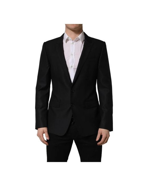 Dolce & Gabbana Black Blazers for men