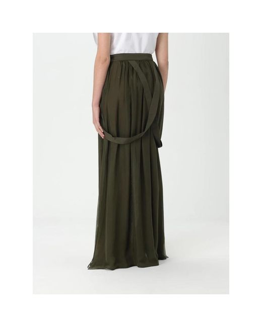 Max Mara Green Maxi Skirts