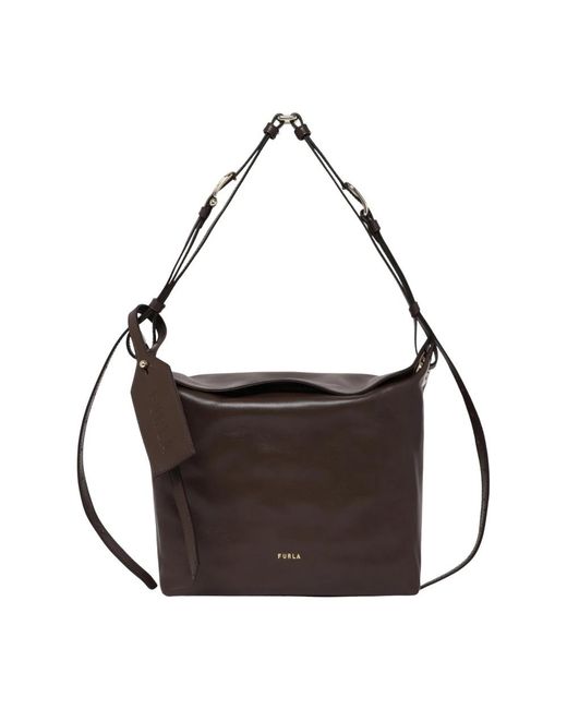 Furla Black Shoulder Bags