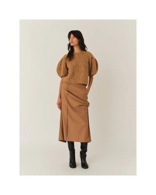 Round-Neck Knitwear THE GARMENT en coloris Brown
