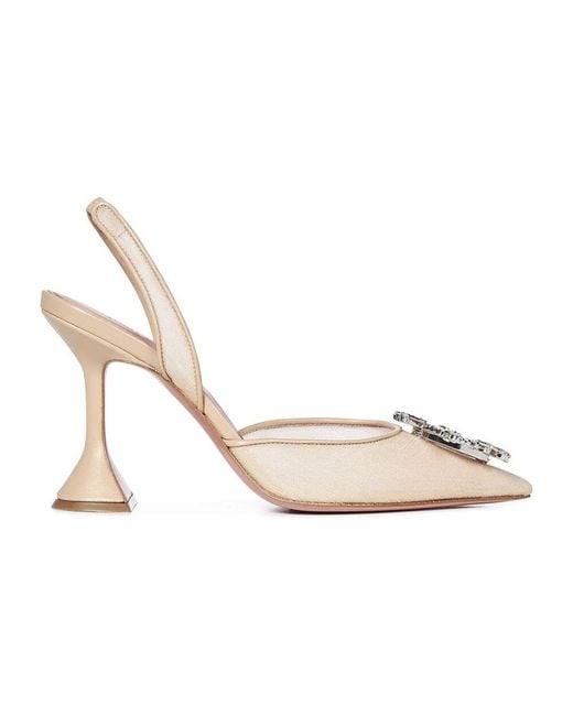 AMINA MUADDI Metallic Pumps
