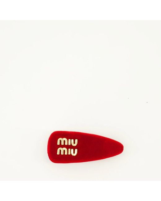 Miu Miu Red Accessories