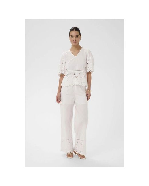 Blouses Kaffe de color White