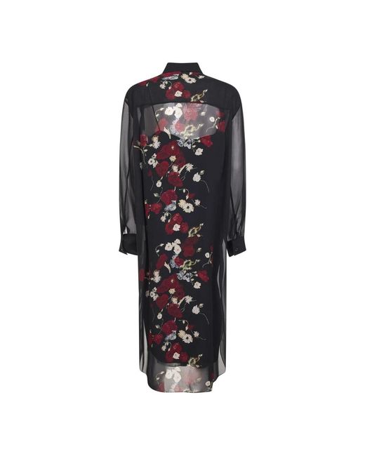 Khaite Black Shirt Dresses