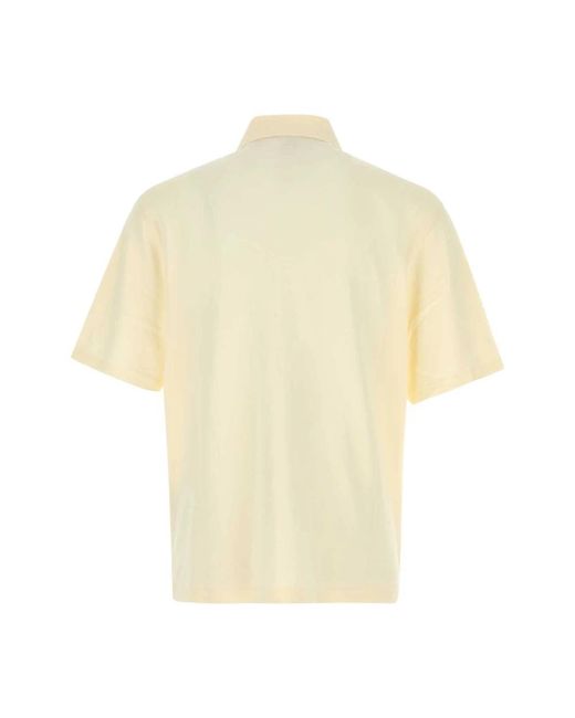 AMI Yellow Polo Shirts for men
