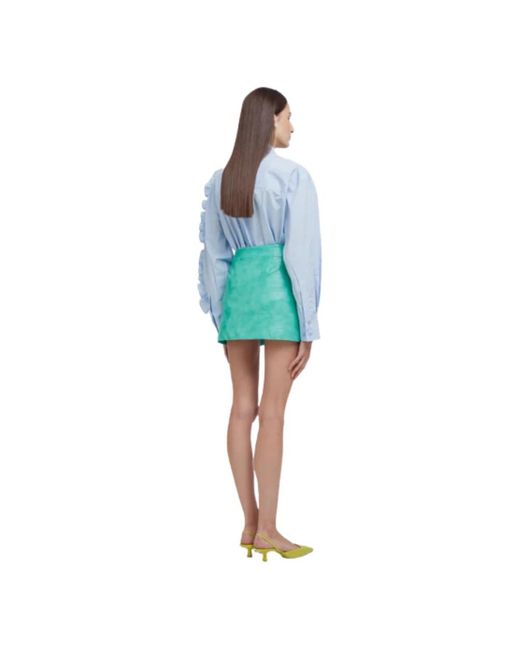 WEILI ZHENG Blue Shirts