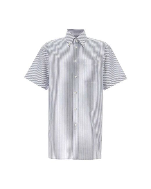 Valentino Garavani Gray Short Sleeve Shirts for men