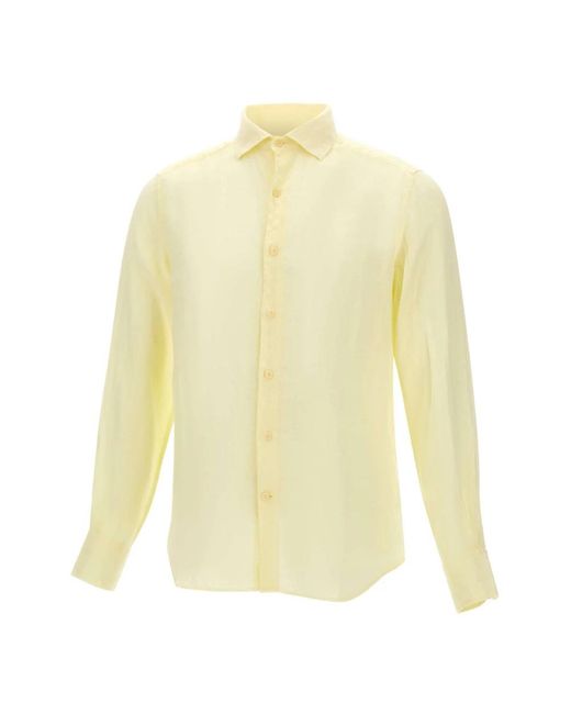 Mc2 Saint Barth Yellow Casual Shirts for men