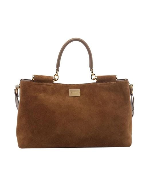 Dolce & Gabbana Brown Handbags